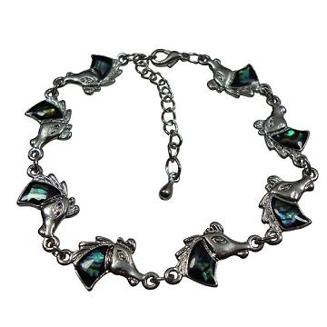 Horse Head Paua Shell BRACELET/Anklet