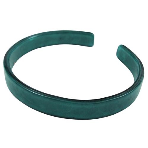 Green Faux Turtle Shell BANGLE