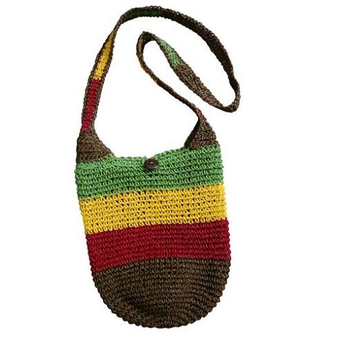 Brown Rasta Straw BAG