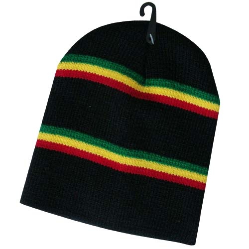 Black Rasta BEANIE