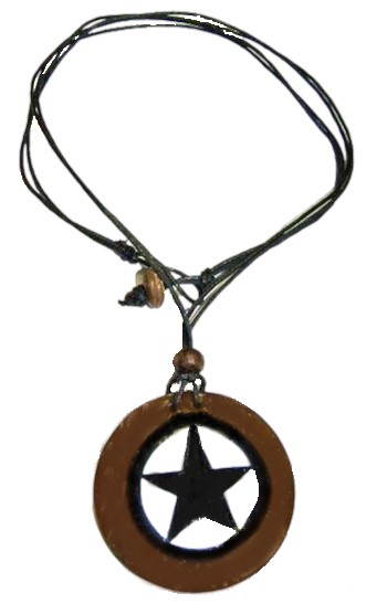 Adjustable Coconut Star PENDANT Necklace