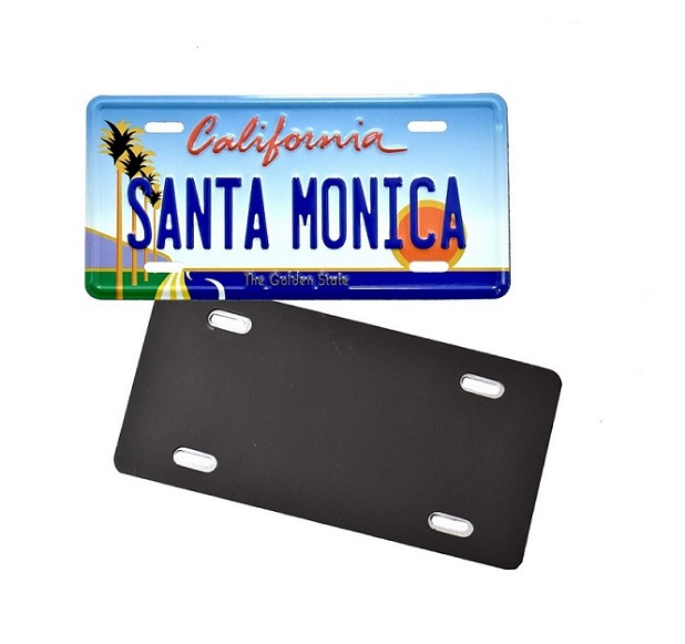California ''Santa Monica'' LICENSE PLATE Fridge Magnet