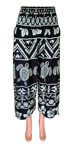 Sea Turtle and Tribal  Design Summer Long PANTS