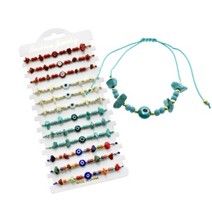 Evil Eye With Stone And Beads Bracelet
