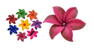 Tribal Plumeria Flower HAIR CLIP