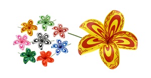 Plumeria Foam Flower HAIR Stick