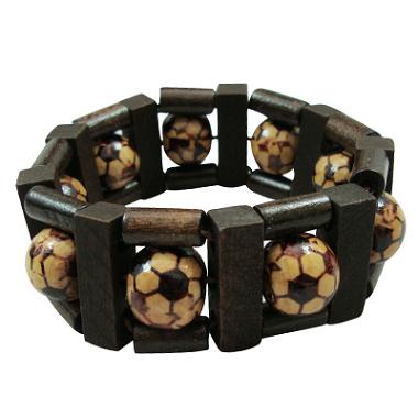 Wood Soccer BRACELET