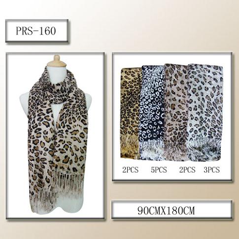 Leopard Print PASHMINA Summer Scarf