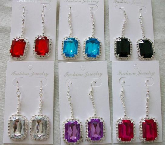 Crystal  Colors Earrings