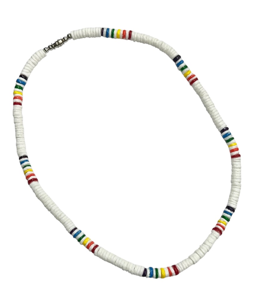RAINBOW Clam Shell Necklace