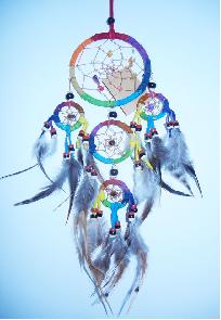 Small Rainbow DREAM CATCHERs