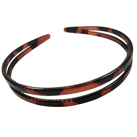 BROWN Faux Turtle Shell Head Band