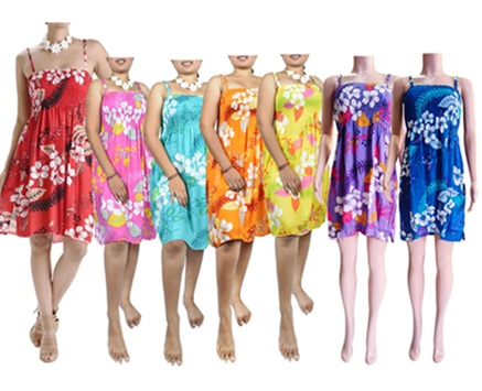 Casual ELASTIC Top Aloha Dress