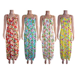 Floral Print Maxi Beach Dress