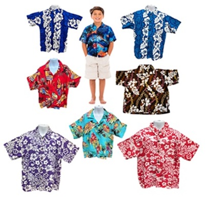 Hawaiian Tropical Boys SHIRT X-Large(Asst)