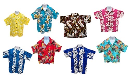 Hawaiian Tropical Boys SHIRT Medium (Asst)