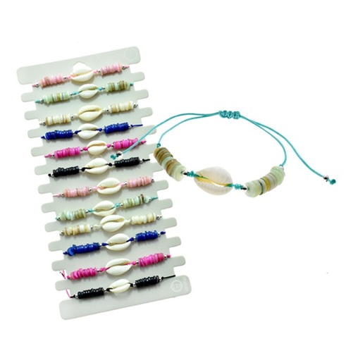 Cowrie Shell With Puka Shell BRACELET