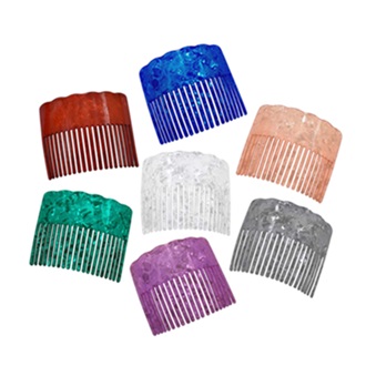 Faux Turtle Shell Plain HAIR Comb
