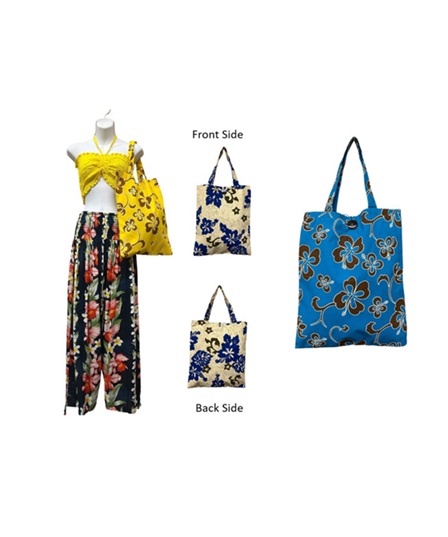 Floral Print Tote Bag