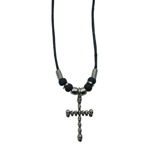 ''Skulls'' Cross PENDANT Necklace