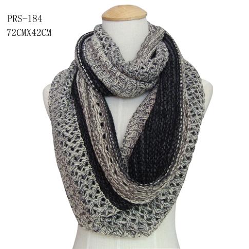 Gray/Beige Infinity SCARF