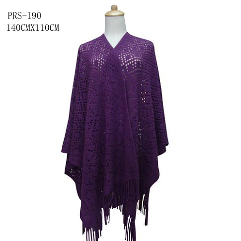 Purple Color Ladies PONCHO