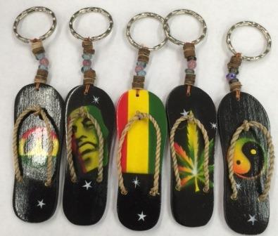 Rasta SANDAL Key Chains