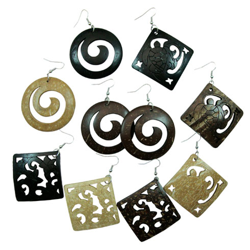 Coco Shell Design EARRING