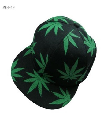 Green Leaf Strapback HAT