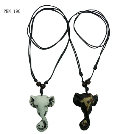 Elephant RESIN Pendant Necklace