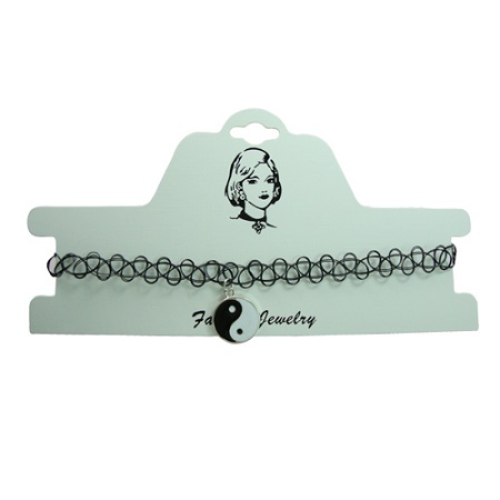 Yinyang Pendant With Choker Necklace