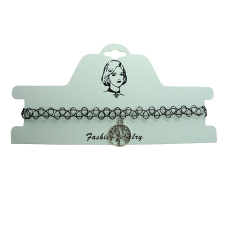 Lucky Tree Pendant With Choker Necklace