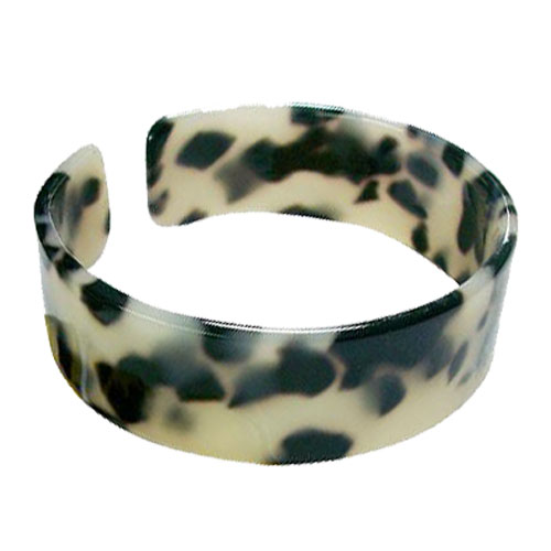 White Faux Turtle Shell BANGLE