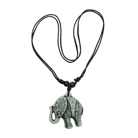 RESIN Elephant Pendant Necklace