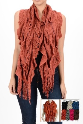 Ruffled SCARF