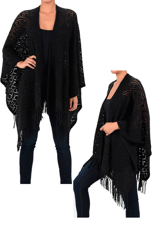 Black Ladies PONCHO