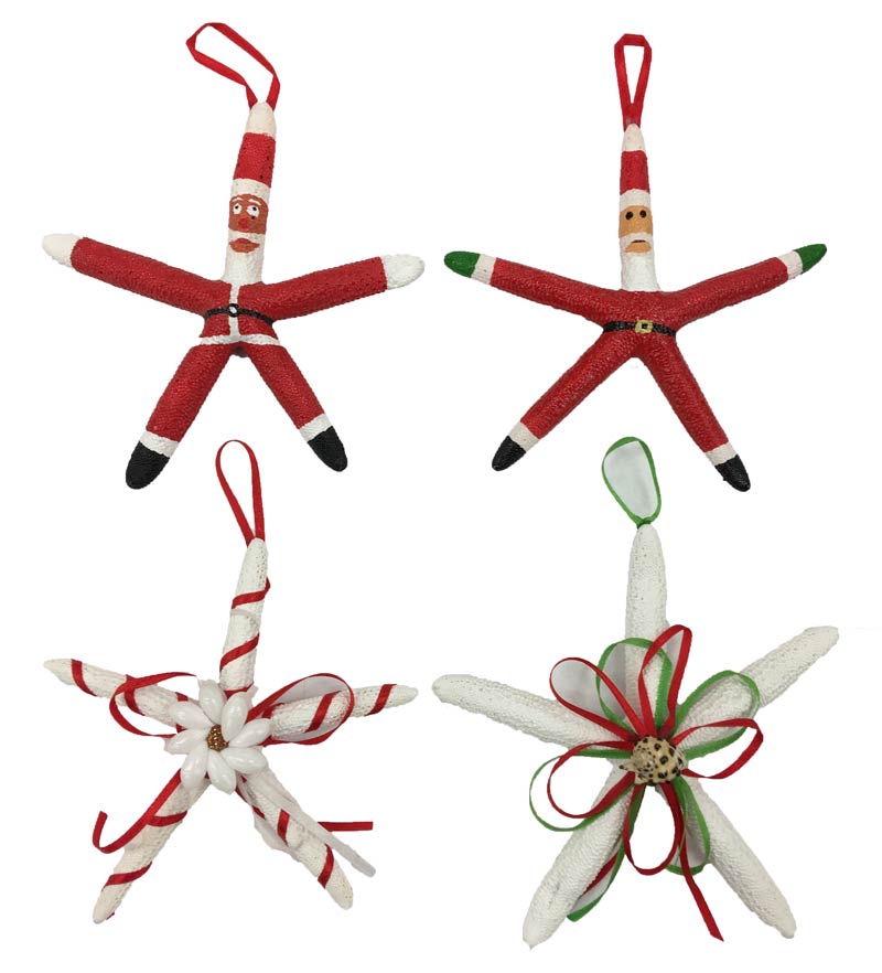 Starfish Christmas Ornaments