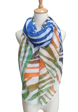 Zebra Print Motif Summer SCARF