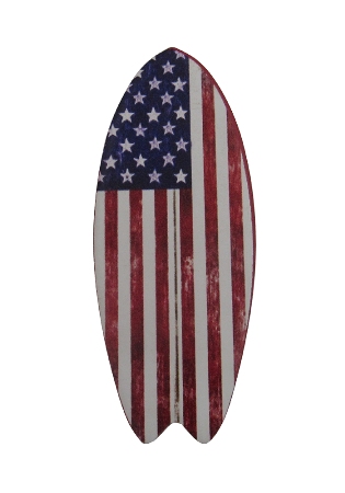 American FLAG Surf Board Magnet