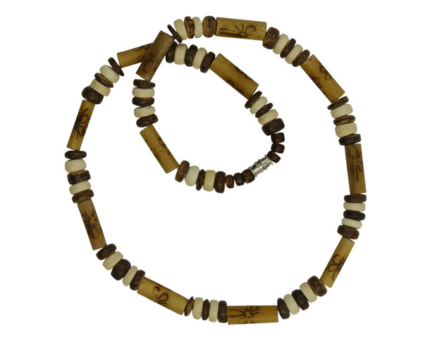 Coconut With Bamboo NECKLACE