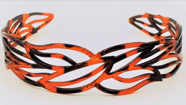 Brown Faux Turtle Shell Head Band