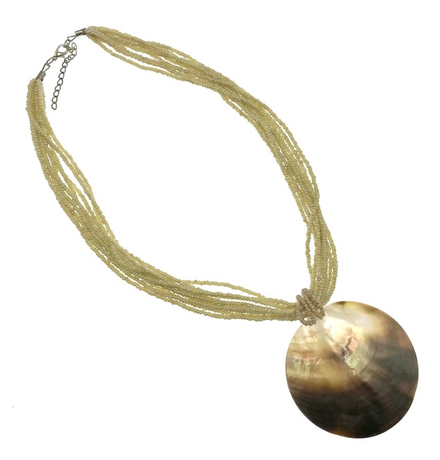 Beige MOP Shell NECKLACE