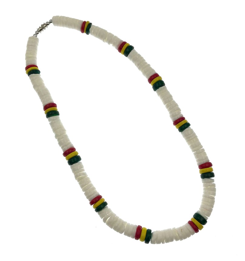 Rasta Clam Shell NECKLACEs