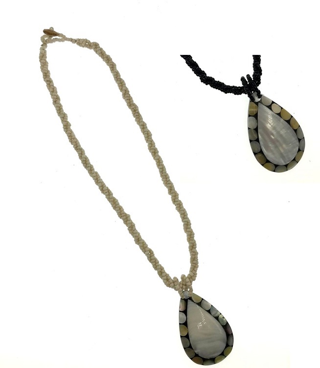 MOP Shell  Pendant Necklace