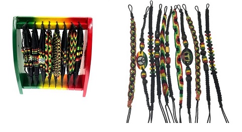 Rasta BRACELET With Display Rack