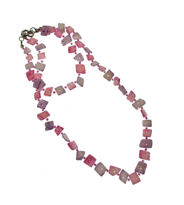 Light Purple Shell Necklace & BRACELET Set