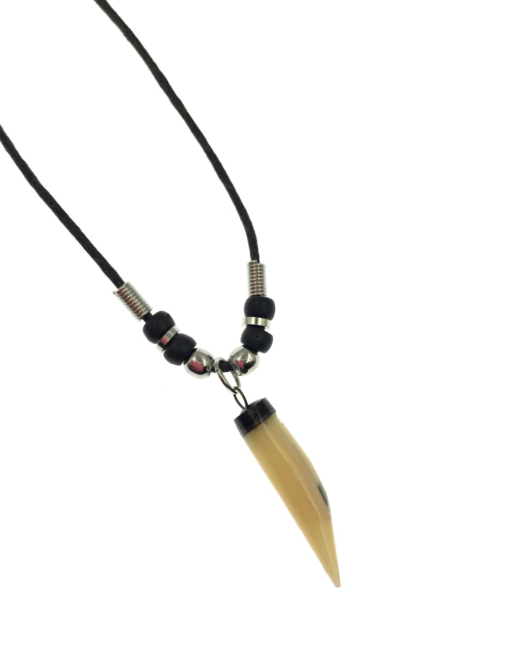 Sea Shell Resin Horn Pendant NECKLACE