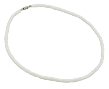 18'' White Clam Shell NECKLACE