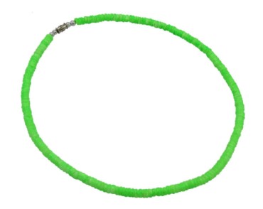 Clam Shell NECKLACE - Neon Green