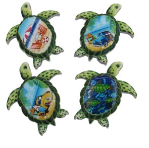 CERAMIC Turtle Magnet